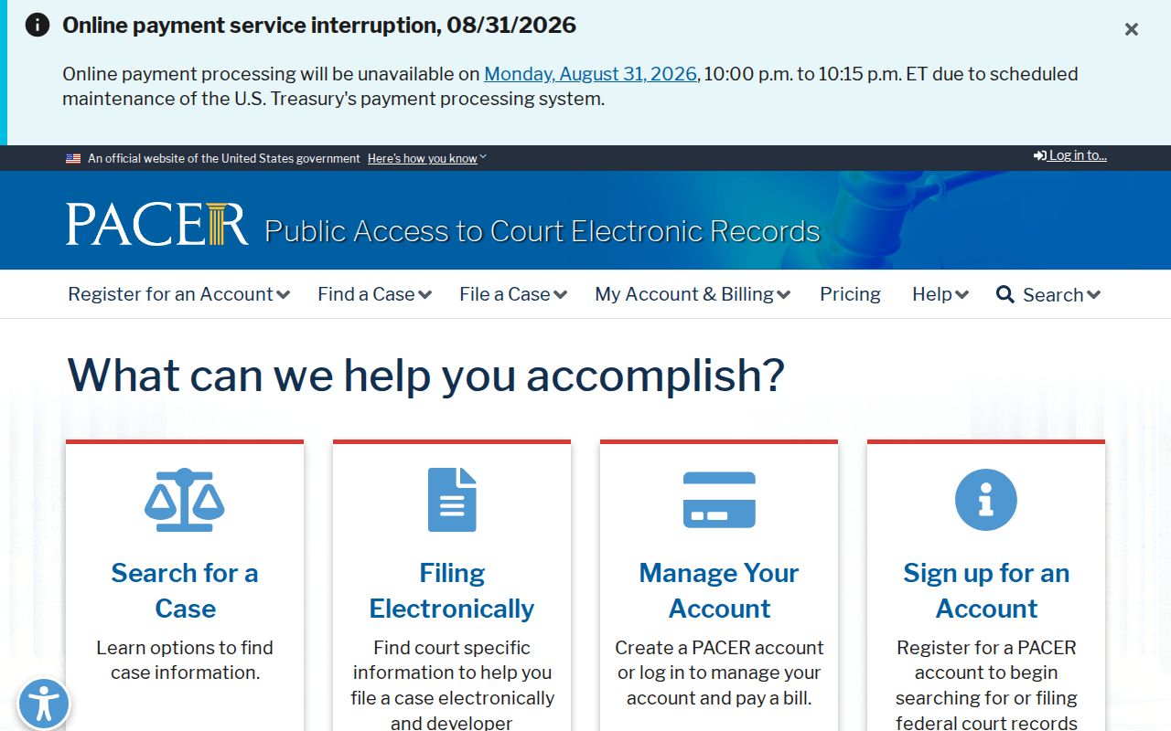 Halifax County criminal docket federal PACER comparison